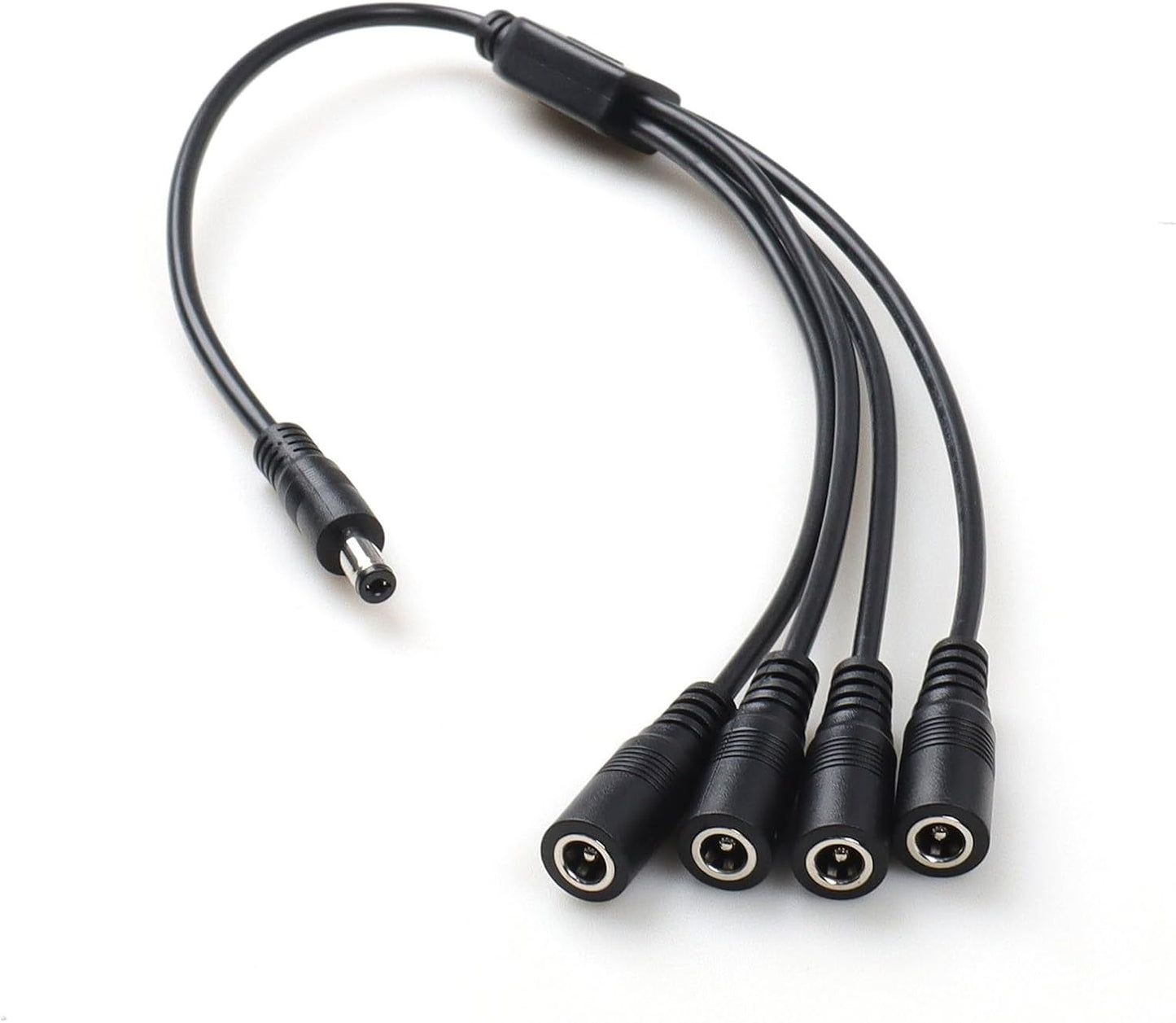 Kangnice 5.5x2.1mm 1 2 3 4 40cm Power Splitter Cable to Way Adapter for CCTV Router LED Light Length