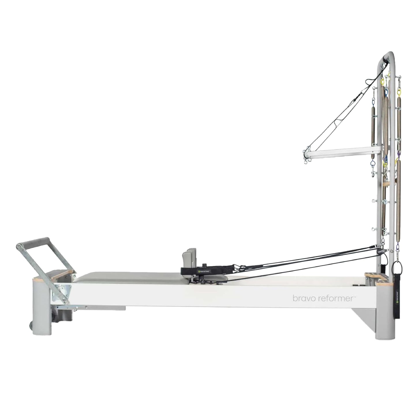 Balanced Body Bravo Reformer with Tower and Mat, Pilates Apparatus for Studio and Home Workouts, Dove