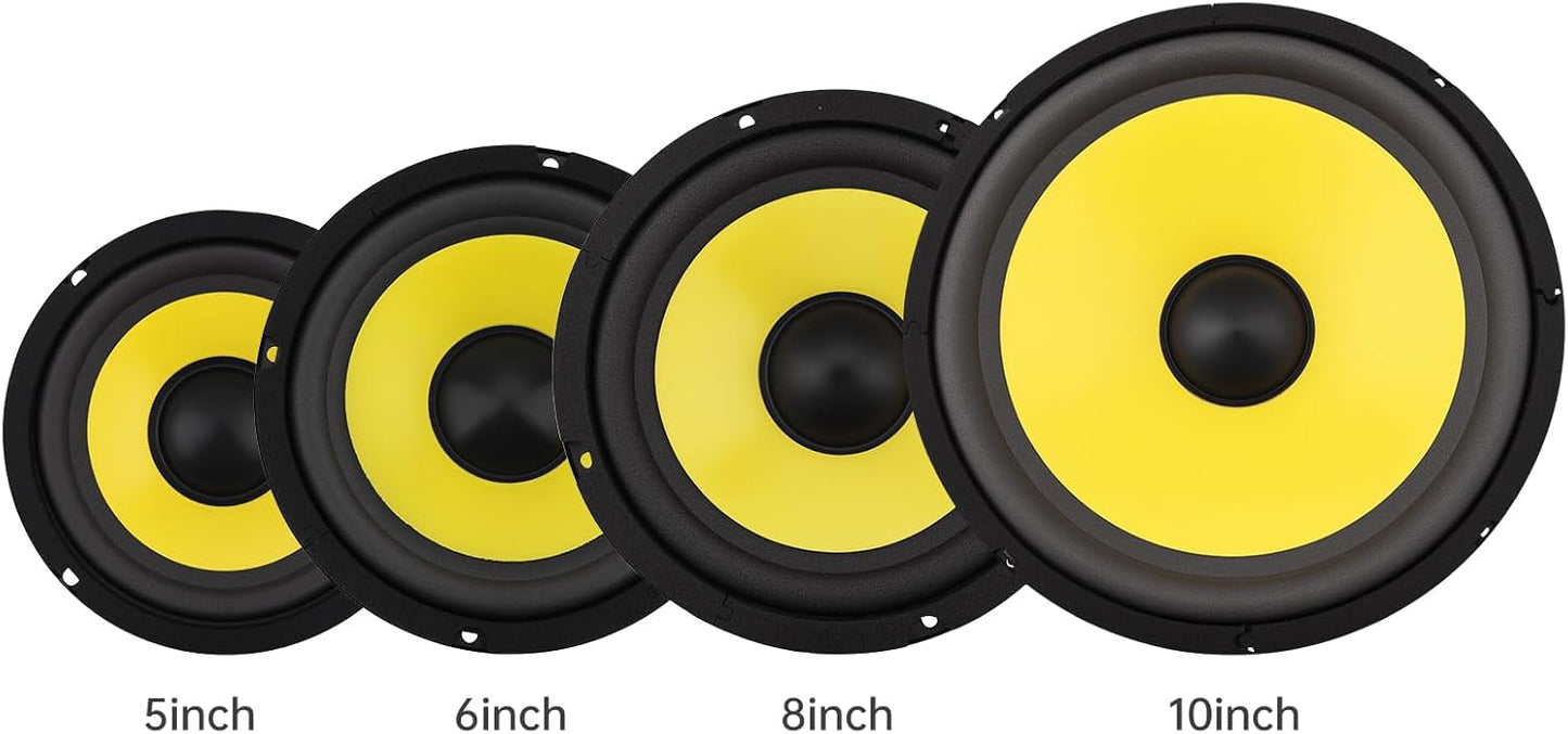 DriSentri 10 Inch Bass Loudspeaker Woofer Speaker, Car Speakers Wide Frequency Response Car Audio Stereo Speaker