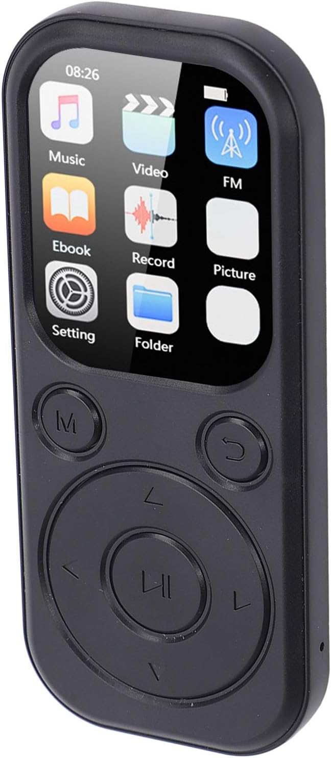 Zopsc MP3 2.01 Inch 128GB (32GB Bluetooth Player, HiFi Sound Portable Music Player with Screen, Stylish