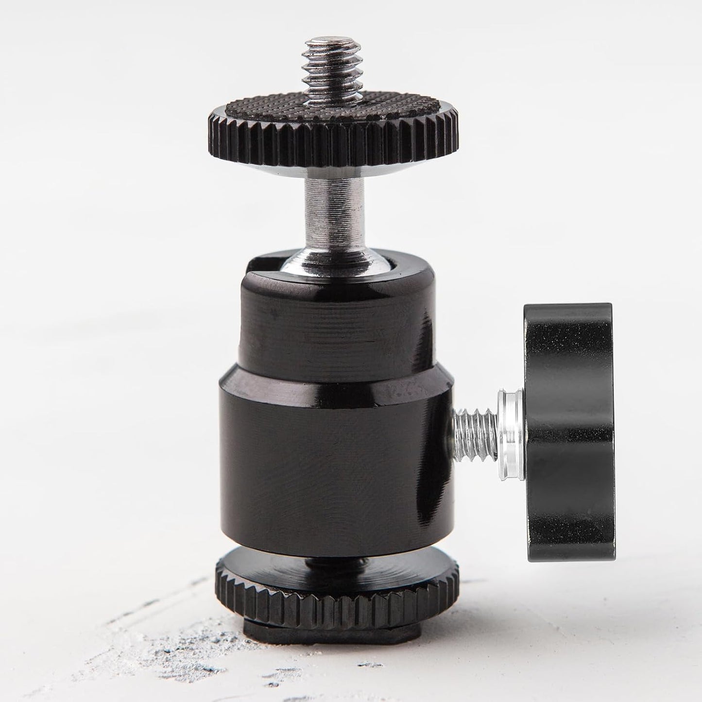 1/4" 0.87", 2Pcs PATIKIL Clamping Screw Knob x Aluminum Alloy t Shaped Camera Thumb Screws for DSLR Flash Bracket Light