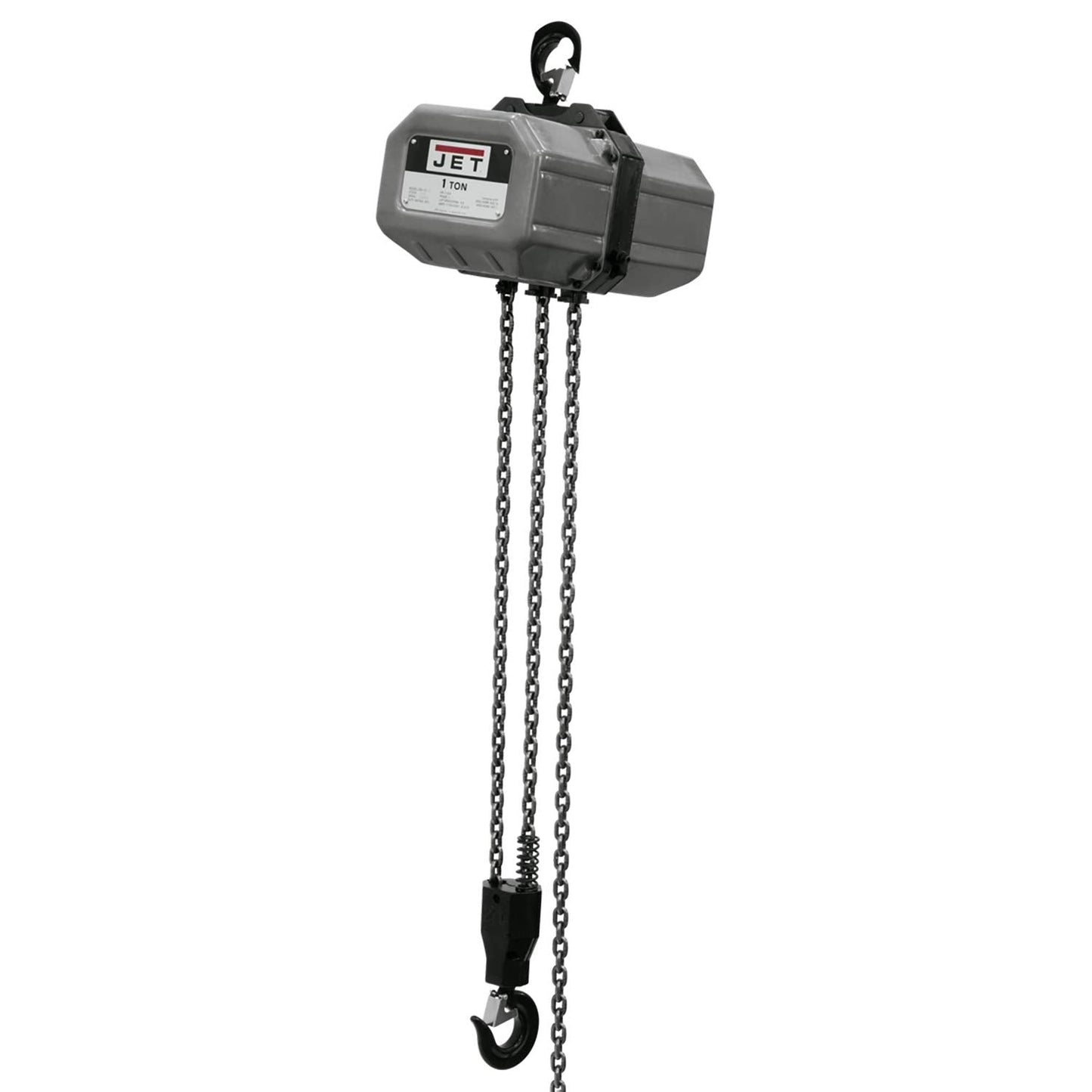 JET 1-Ton Electric Chain Hoist, 15' Lift, 3Ph 460V (Model 1SS-3C-15)