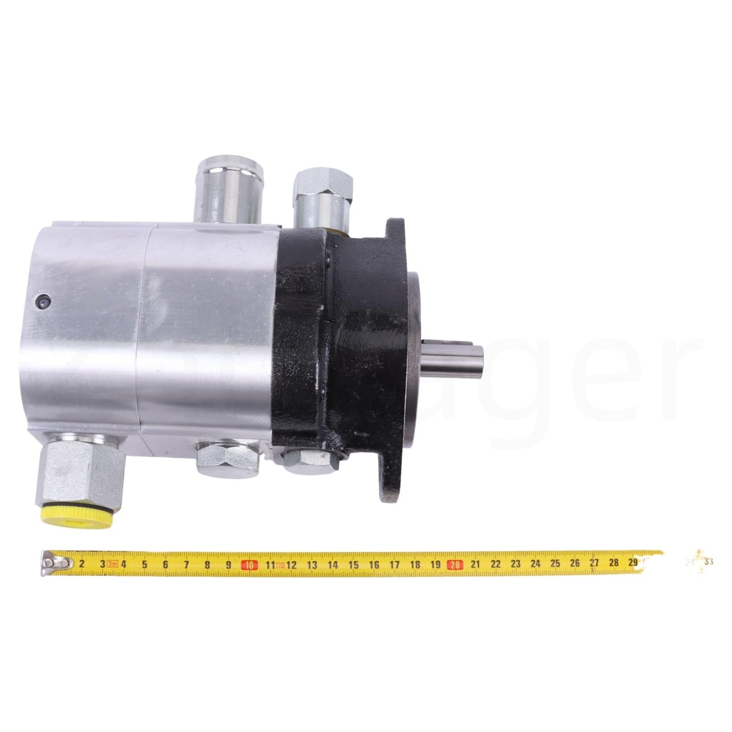 Zachager 22 GPM Two-Stage Wood Splitter Pump—3000 PSI High/Low Hydraulic Gear Pump—3600 rpm, NPT 3/4” Outlet, NPT 1” Inlet, 5/8” Shaft