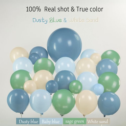 Gone Fishing Balloon Garland Arch Kit - Blue Green White FishermanTheme Birthday Balloons with Giant Fish Foil Balloons - O-Fish-ally One, Under the Sea Baby Shower, Retirement Party Decorations