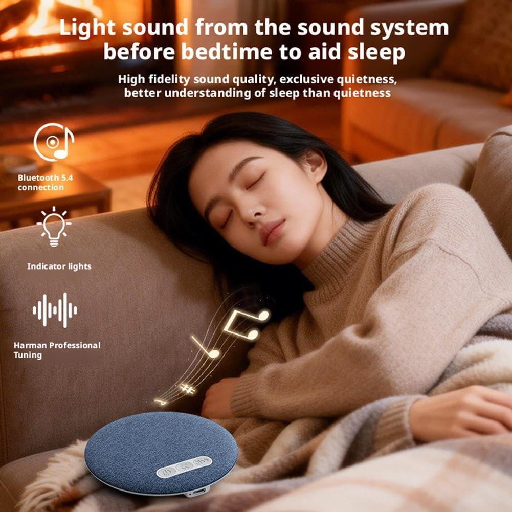 Generic 2026 Bluetooth Pillow Speaker for Sleeping,Mini Portable Under Pillow Speaker with White Noise Timer,Wireless