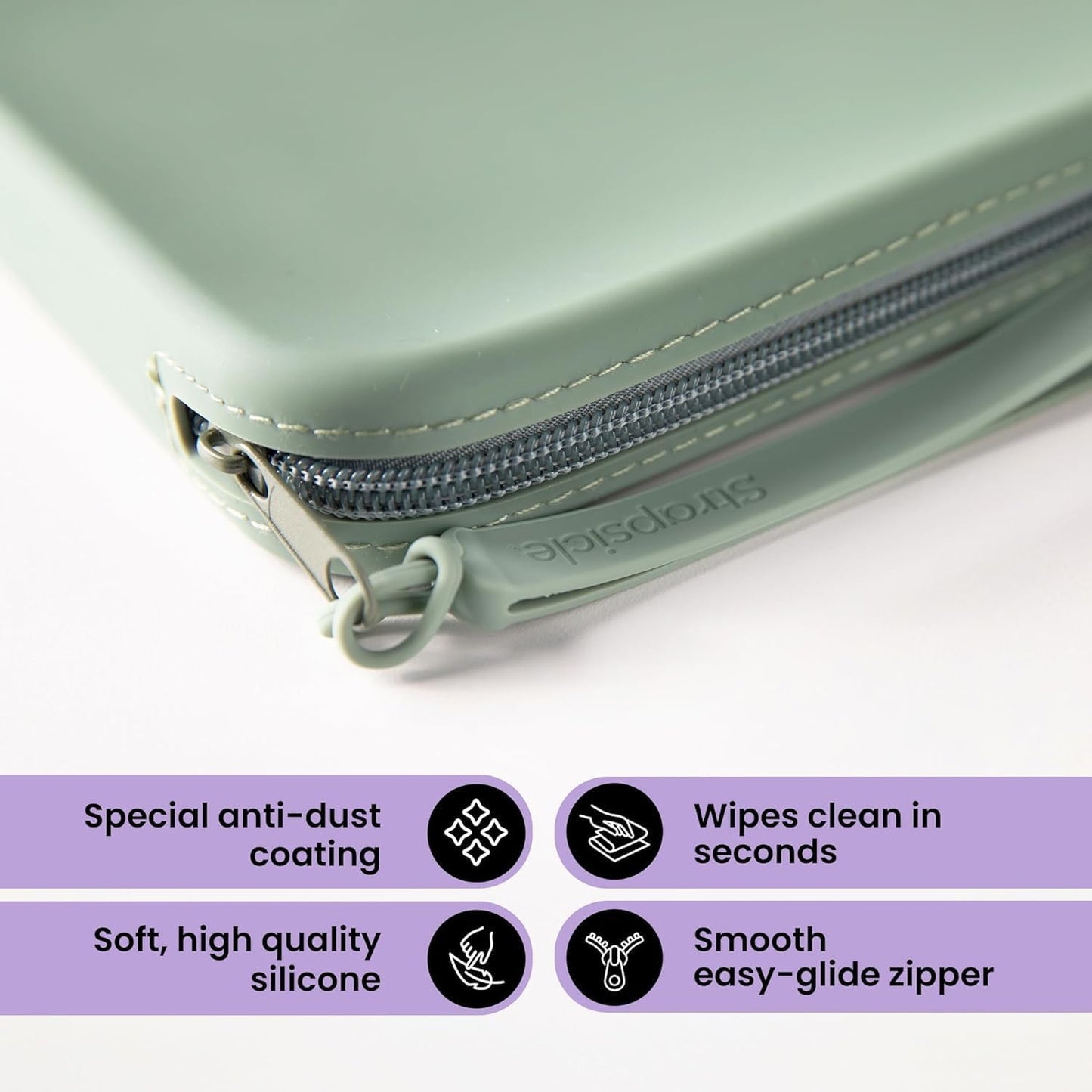 Strapsicle 6.87 2024, 6 Silicone Clutch for Kindle & E-Readers Multi-Purpose Bag for Phone, Wallet & Keys Fits