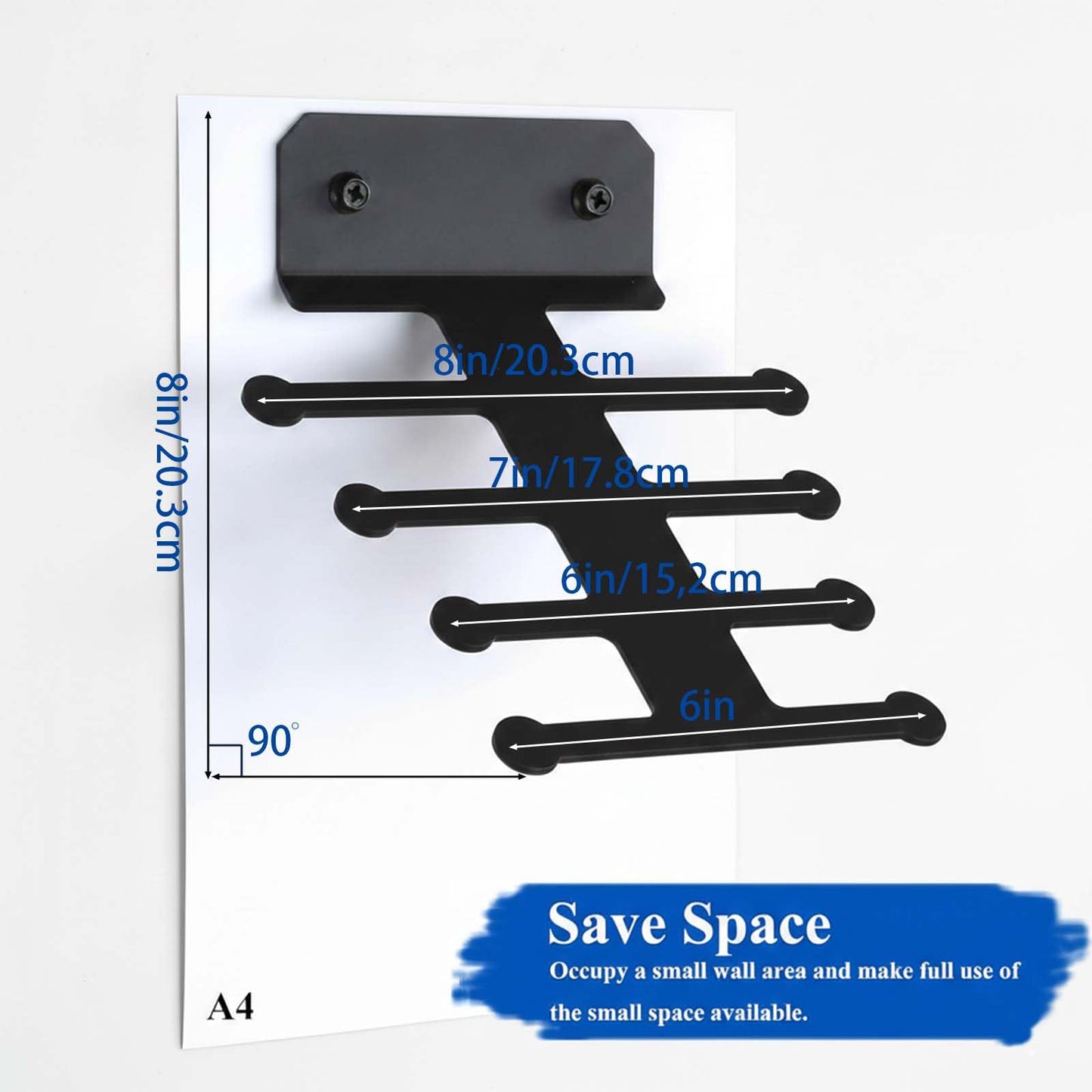 Resistance Rack Band Storage Hanger Gym Equipment Organizer Pull Up Bands Jump Ropes, Storage Rack for Home Gym