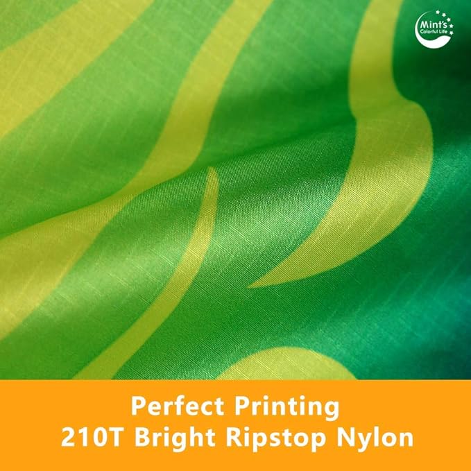 Mint's Colorful Life Devil Fish Kite for Kids and Adults，Easy to Fly Delta Kites Single Line Large, 300ft Kite String Handle Include