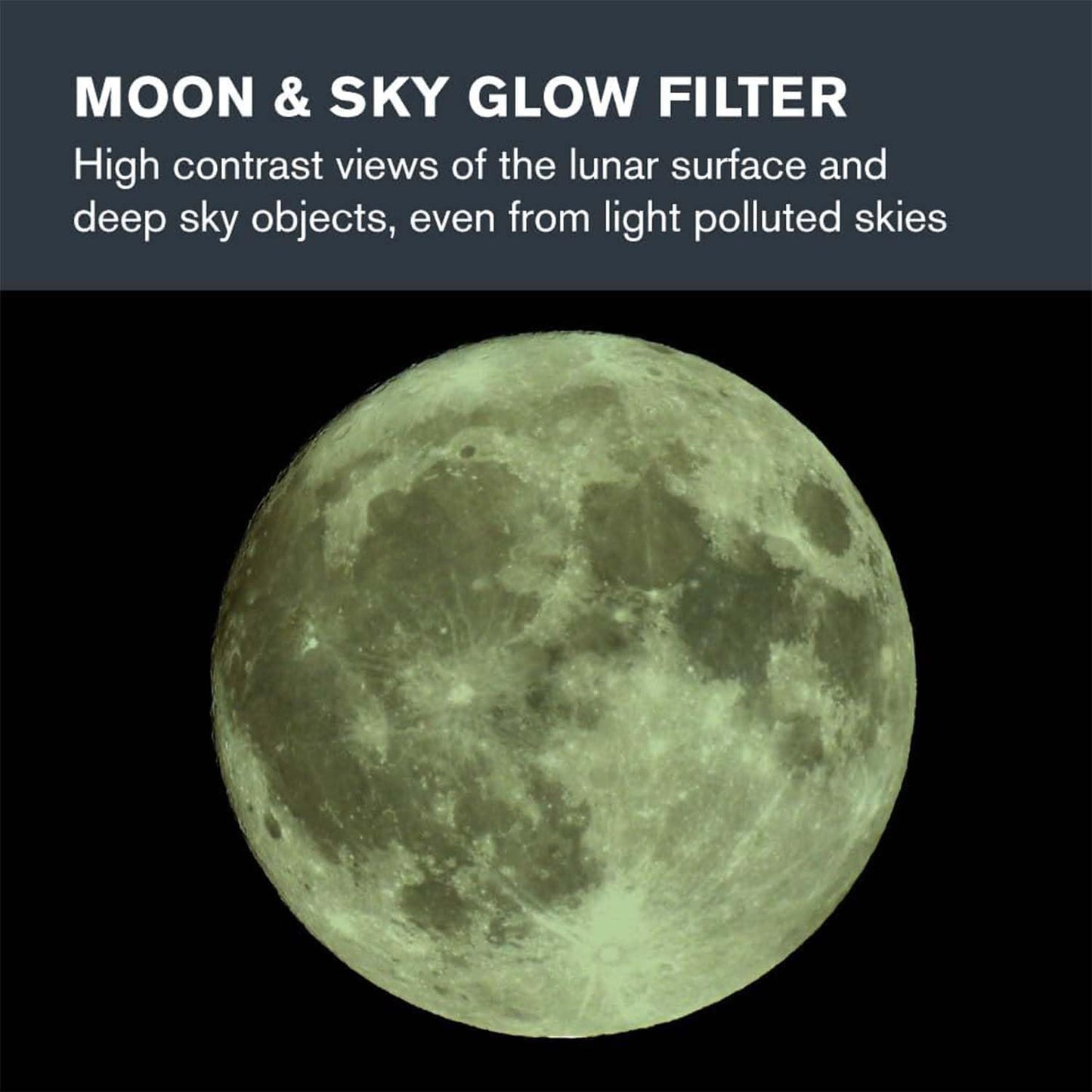 Celestron 1.25 inch Moon Filter - Suitable for Lunar Observation, Extra Bright Planets or Terrestrial Viewing Over Sand