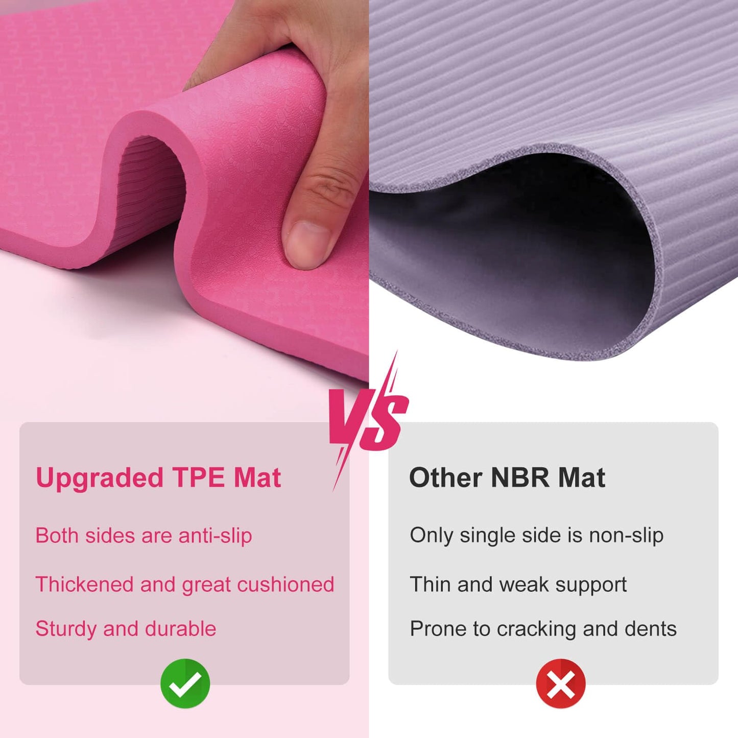 RINREA Gymnastic Bars for Kids with Adjustable Height, Folding Gymnastic Training Kip Bar, Expandable Horizontal Bar for Home (Pink_Mat)