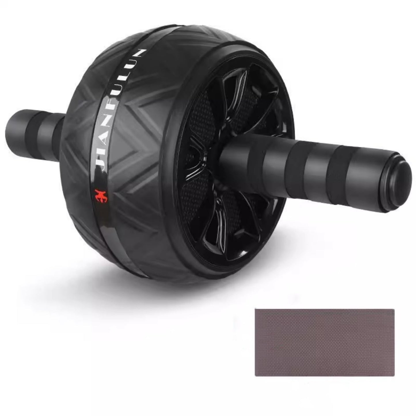 Ab Roller Wheel and Knee Mat, Abs Workout Equipment for Abdominal & Core Strength Training, Home Gym Fitness Exercise Wheels for Women Men, Abdominal Wheel (black)
