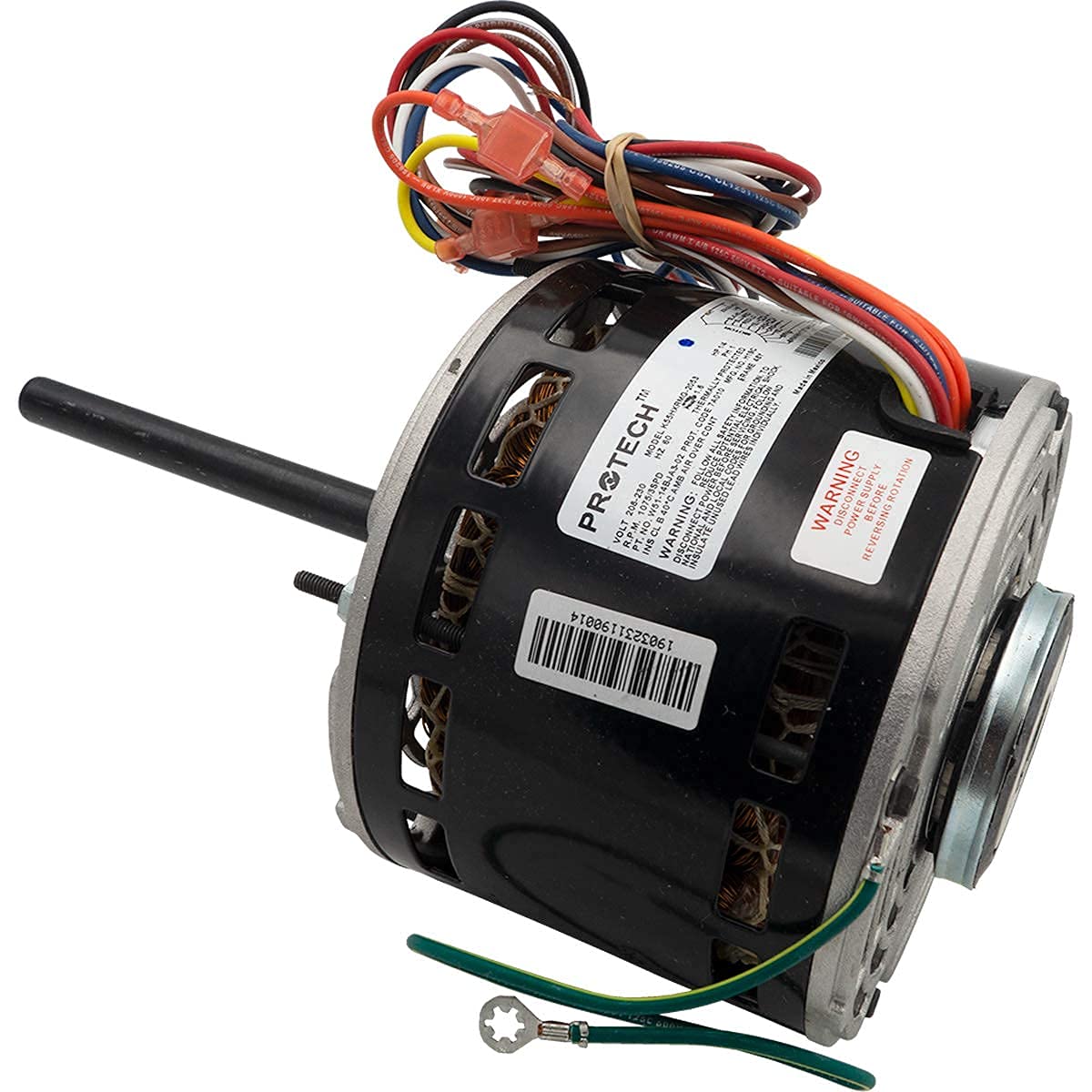 Supplying Demand W51-14BJA3-02 HVAC Blower Motor 1/4 HP 1 Phase 3 Speed 208/230V 1075 RPM