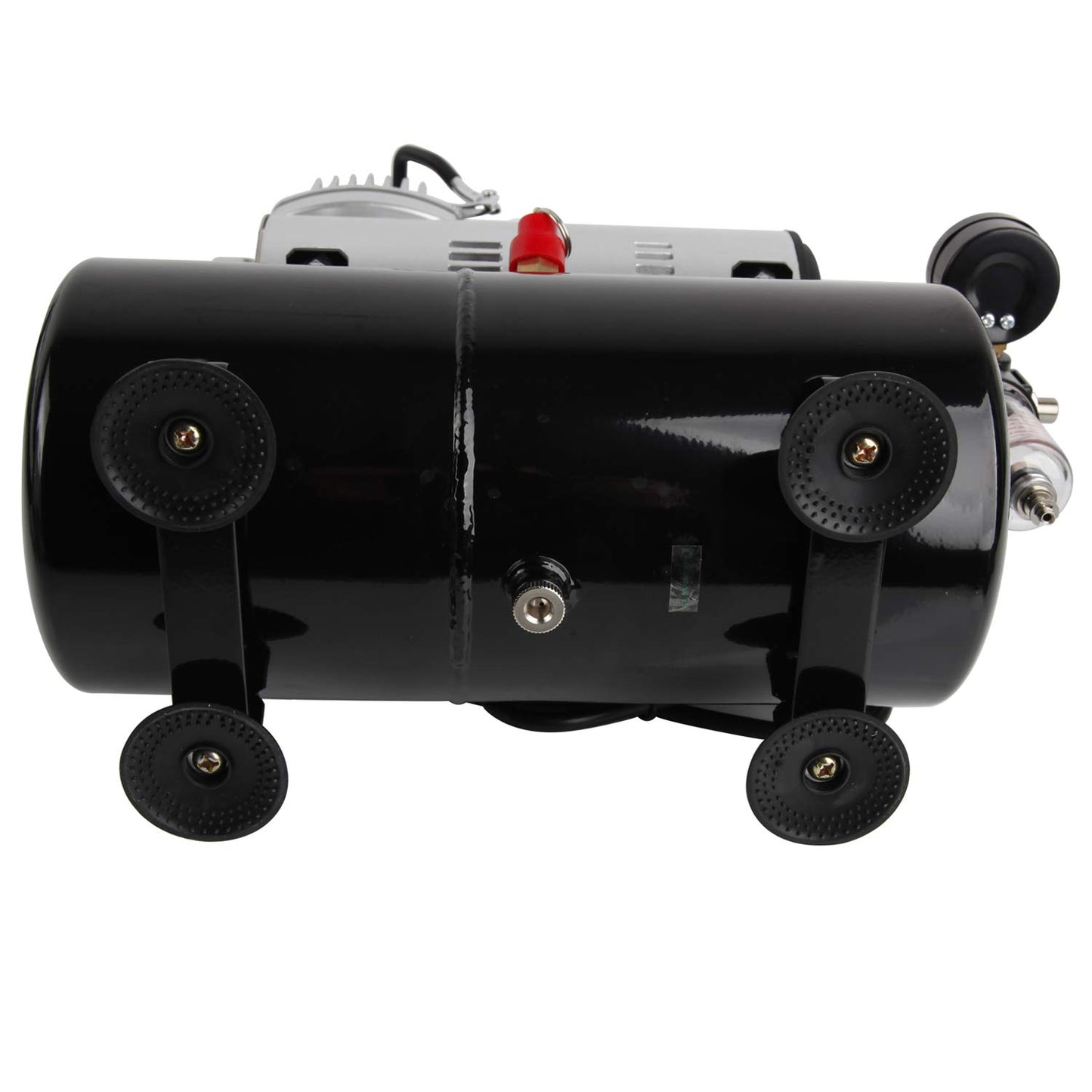 Timbertech ABPST08K Airbrush Compressor Complete Set with Upgraded Cooling Fan and Airbrush Accessories for Airbrushing Hobby, Body Tattoo, Model Painting, Automotive Graphic, Make-up(110-120V)