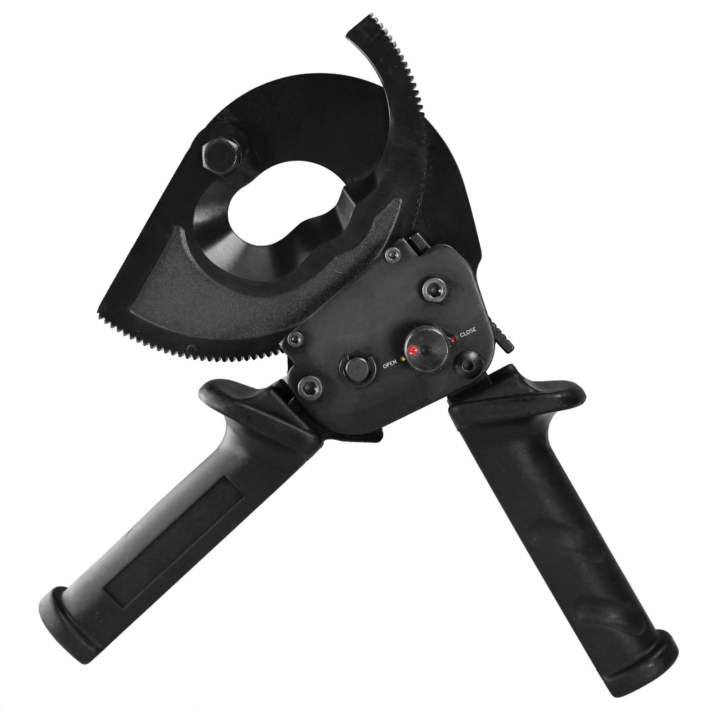 Jameson Ratcheting Cable Cutter | Heavy Duty Industrial Strength | Rated for 750MCM Copper and Aluminum Cables