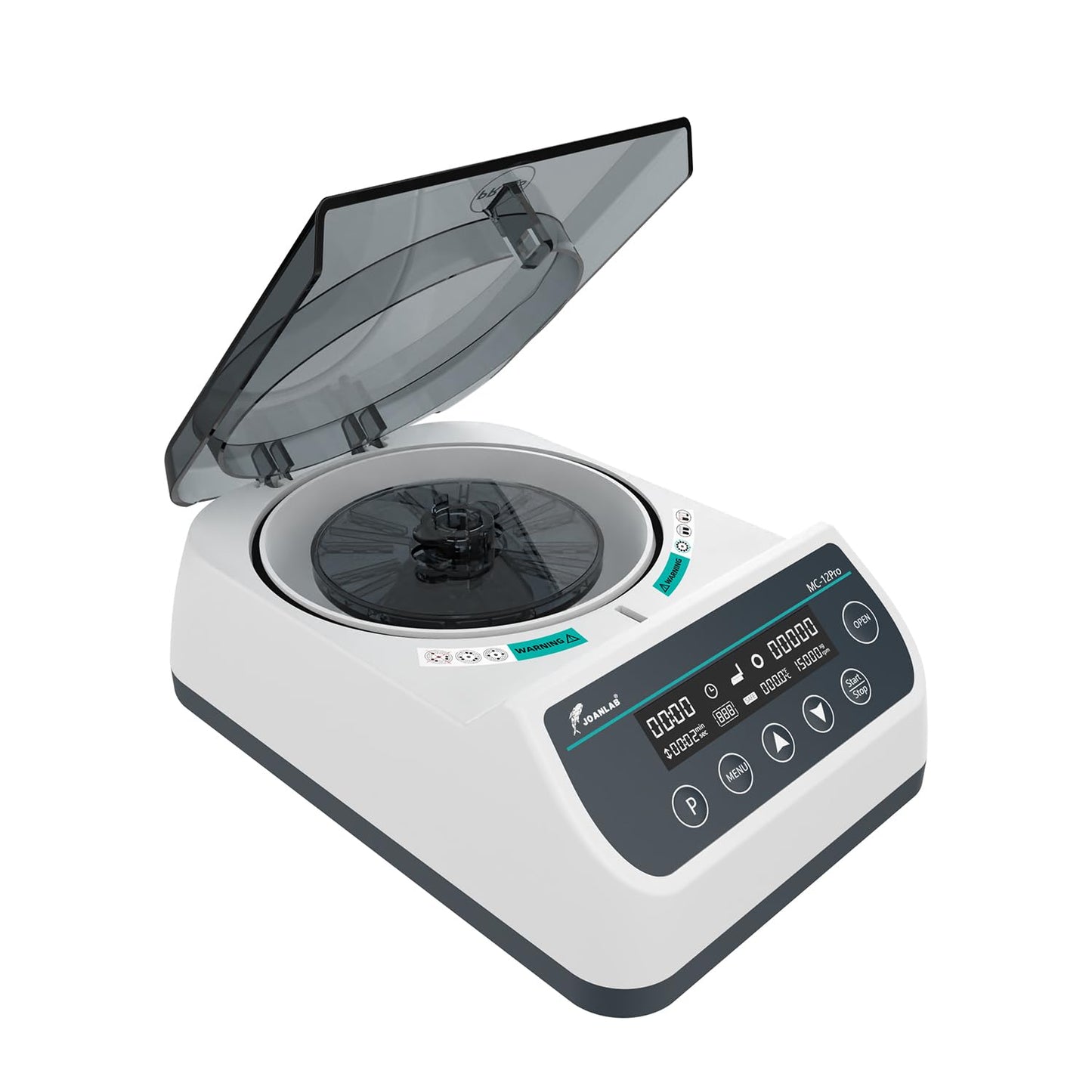JOANLAB Lab High Speed Centrifuge Machine 12000rpm Bechtop Microcentrifuges 3 in 1 Rotor for 0.2/0.5/1.5/2mL Tube Capacity