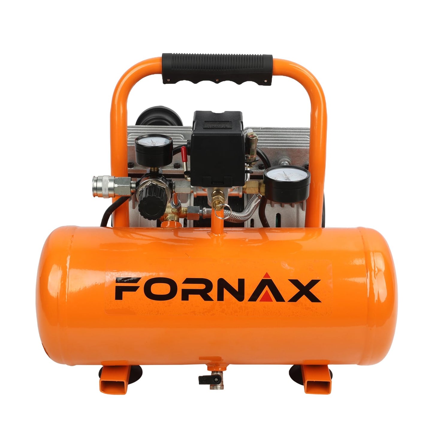 FORNAX Air Compressor, 2 Gallon Oil-Free Portable Compressor, 120V 1HP, 2.2 CFM @ 90 PSI, Max 125 PSI, 65dB Ultra Quiet Portable Compressor for Tire Inflation, Auto Repair, Spray Painting