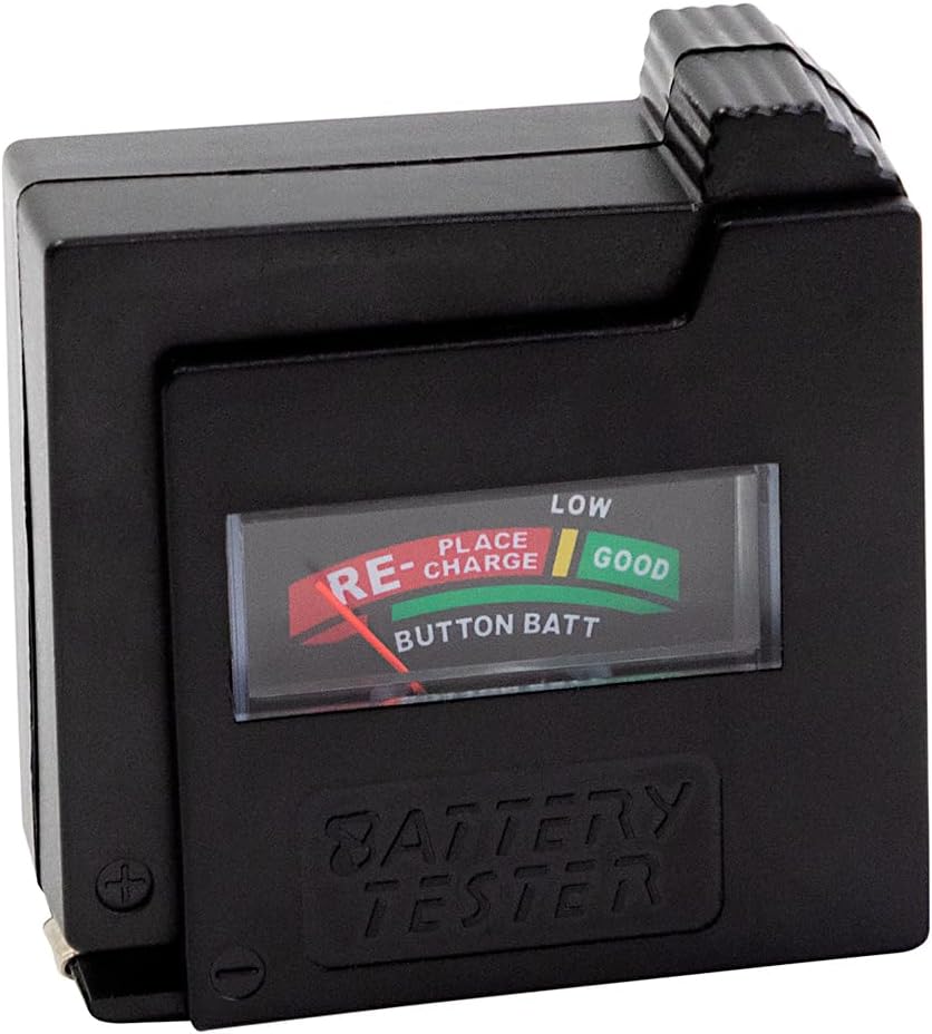 Dial Industries, Inc. 12 12 6 4 Dial Industries Battery Storage Organizer Case, AAA, AA, C, D with Tester