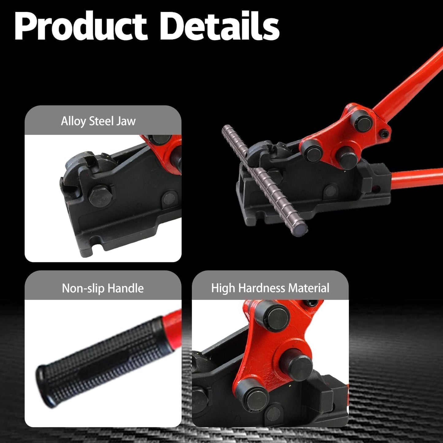Rebar Bender/Cutter 2 in 1 Metal Tool, Manual Removable Rebar Shears and Bending Machine, cuts and bends rebar up to 5/8" for Construction Site and Home-use, Red