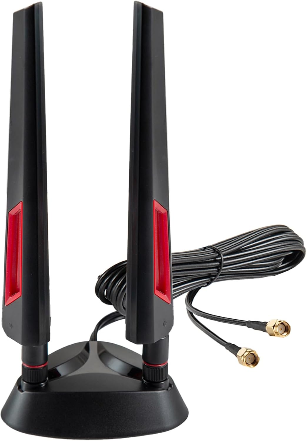 eifagur 6 6E 2.4GHz/5GHz/6E WiFi Tri-Band Magnetic Base Antenna for PC Desktop Computer Motherboard WiFi Router