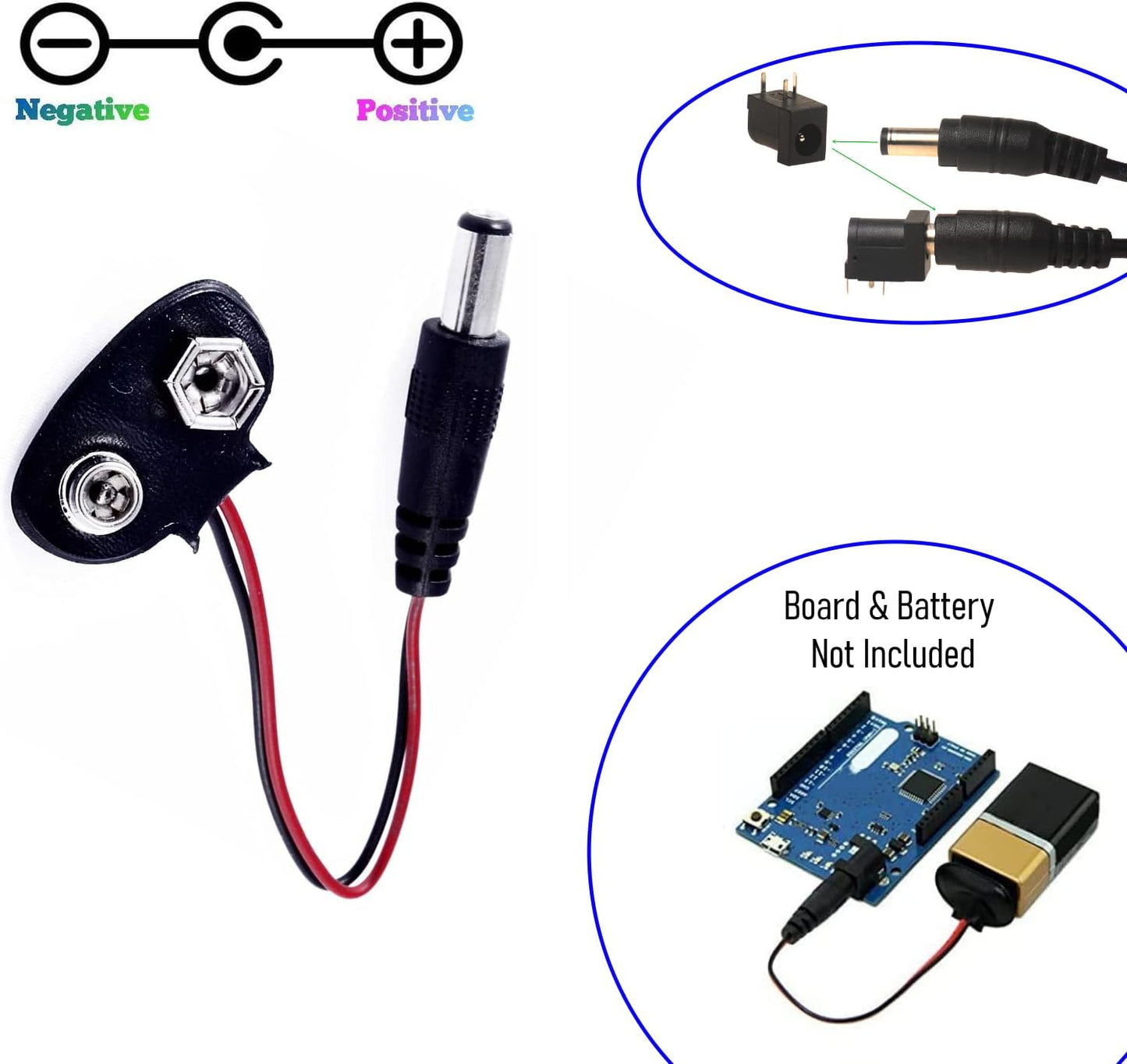 2.1mm (10 California JOS Breadboard-Friendly PCB Mounting Female DC Power Barrel Jack PCS)