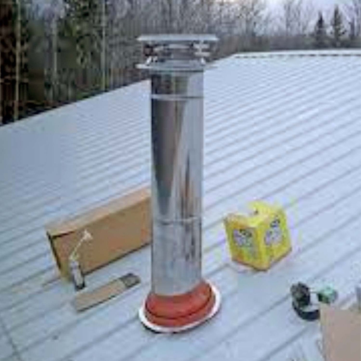 Dektite Premium #8 Red Silicone Metal Roof Pipe Flashing, High Temp, Square Base, Pipe Sizes 7" to 13"