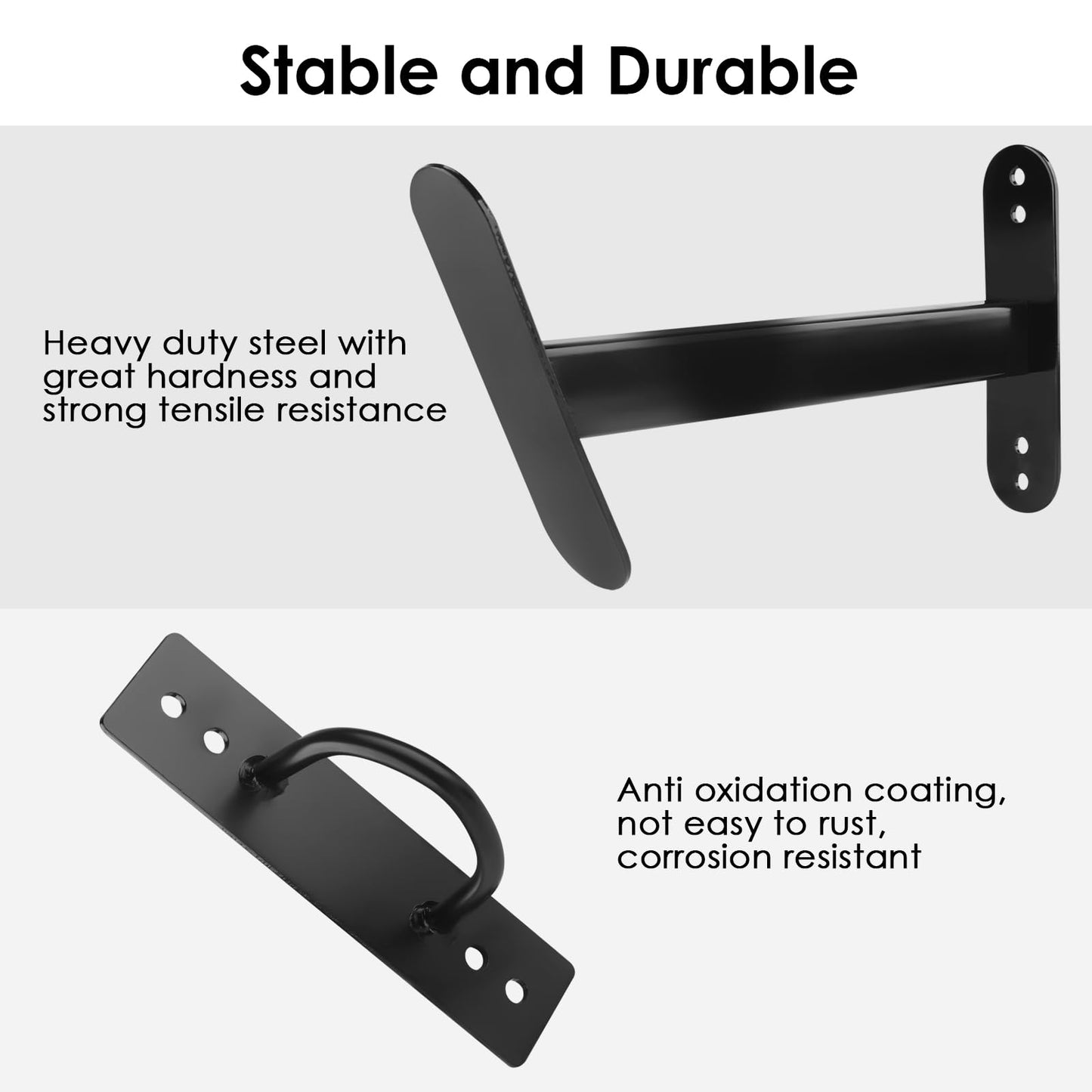NELOMO Battle Rope Hanger Anchor Strap Kit Battle Rope Storage Rack Battle Rope Fastening Hook Wall Mount Exercise Rope Organiser Home Gym or Commercial Gym