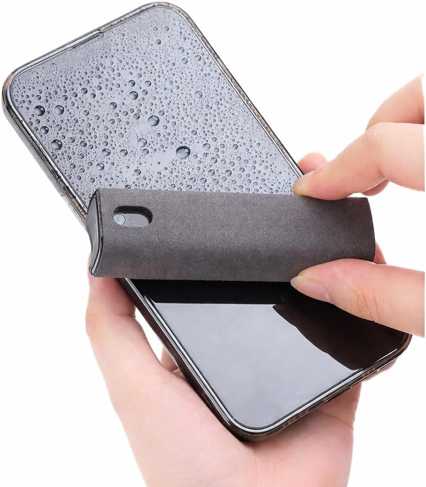 EVEO -2-in-1 2 Pack Car Screen Cleaner Spray and Wipe iPhone Cleaner, iPad Screen Cleaner & Phone Screen Cleaner