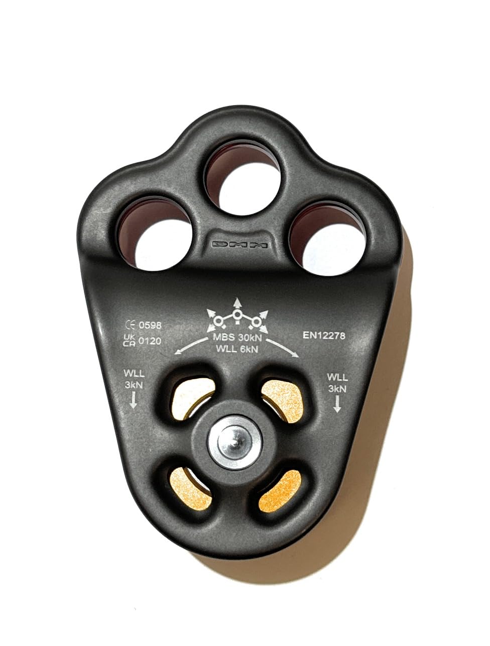 DMM Triple Attachment Pulley 2 RED PUL700RD