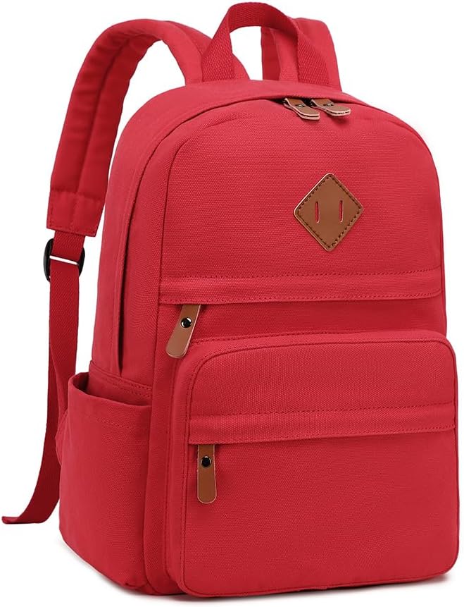 Swacort Backpacks Backpacks Pack Lightweight Kids for School Bag Canvas Small Travel for Women Girls Boys Bookbag