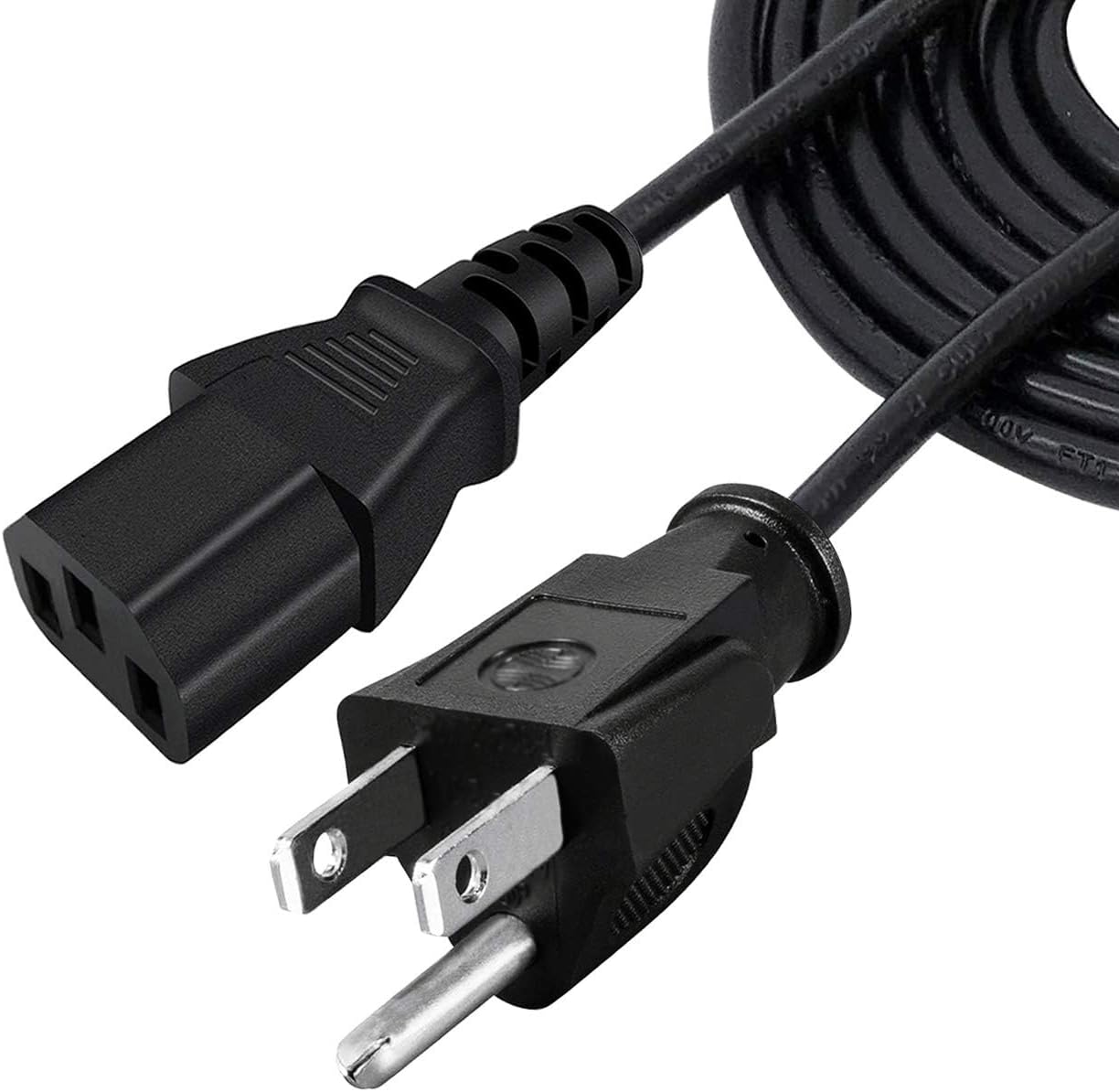Saireed F2000 C1000 8ft Power Cable Replacement for Anker SOLIX Portable Power Station AC Cable