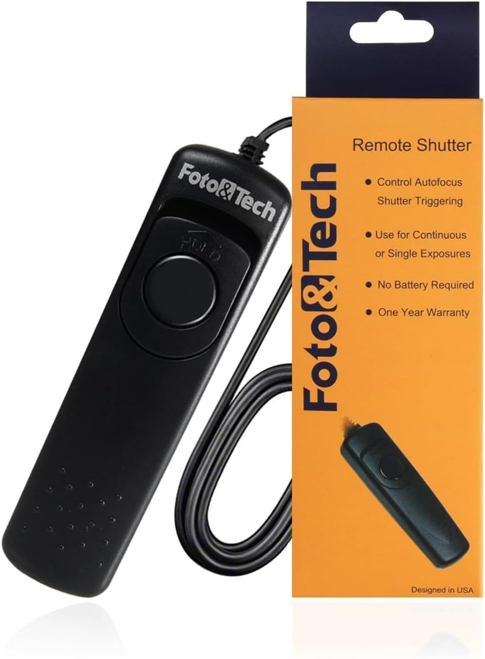 Foto&Tech DMW-RS1 G9 Wired Remote Remote Shutter Release Compatible with Panasonic Lumix II Mirrorless Camera