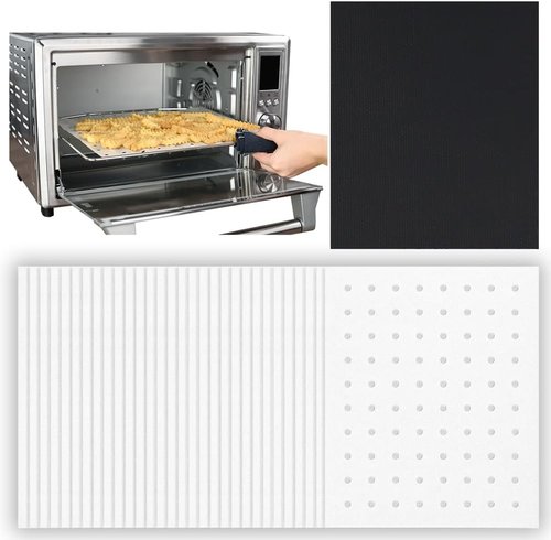 Gowise Parchment Paper Sheets - Non-Stick Perforated Liners for Toaster Oven & Air Fryer | 9 x 11 Inches