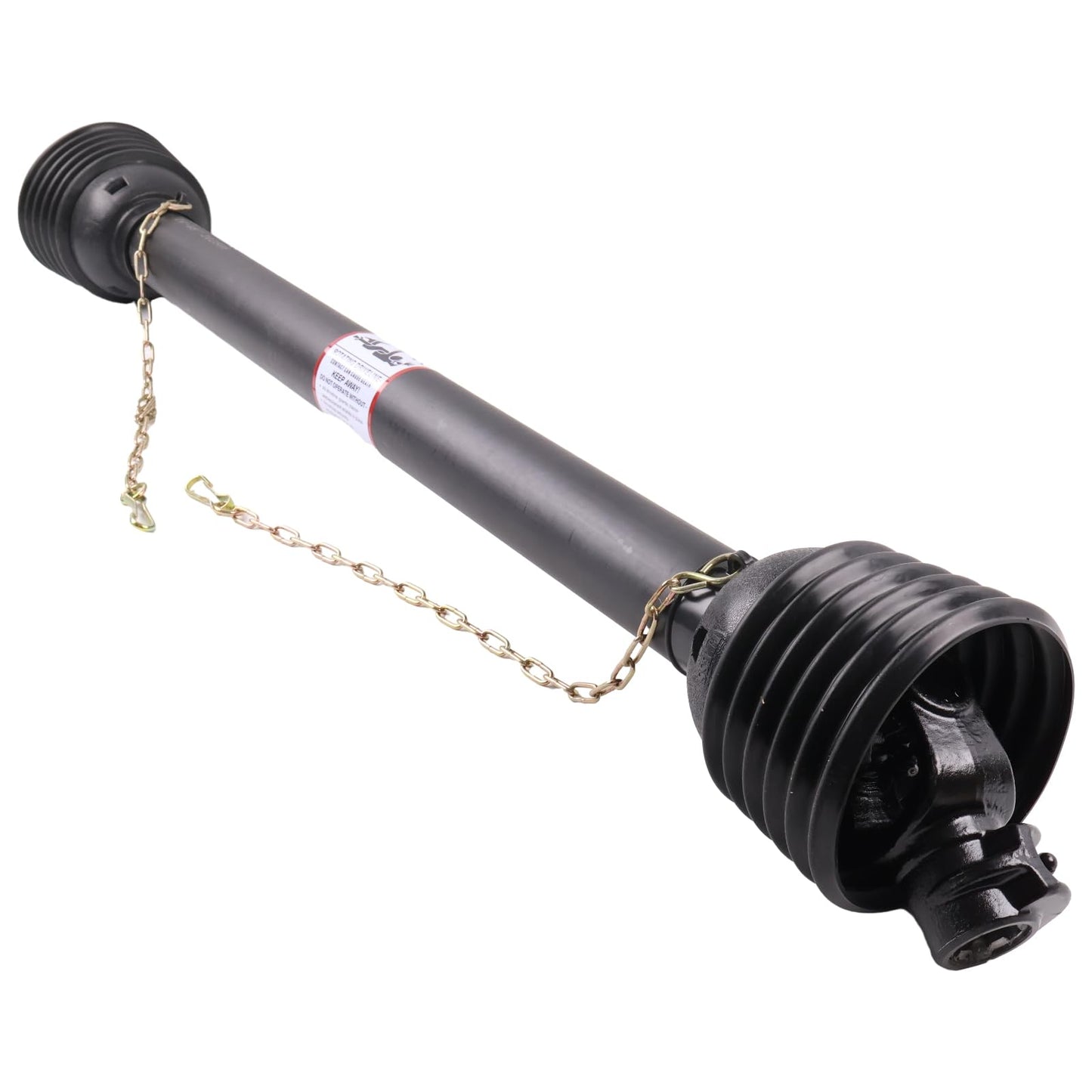 KSQOON PTO Drive Line, Post Hole Digger (1-3/8" x 6 Spline Quick Disconnect Tractor End) 48" -68", 4 Series