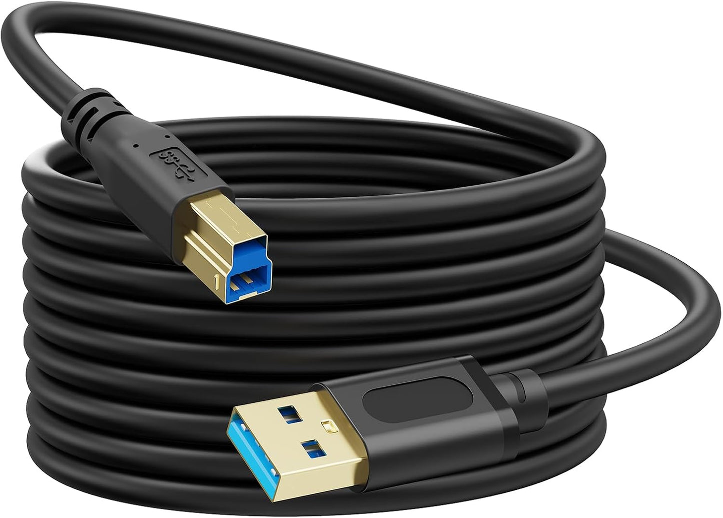 Jelly Tang 3.0 25Ft,Superspeed 3.0 More(25Ft/8M) USB Cable A Male to B Male USB A-B/A Male to B Male Cable