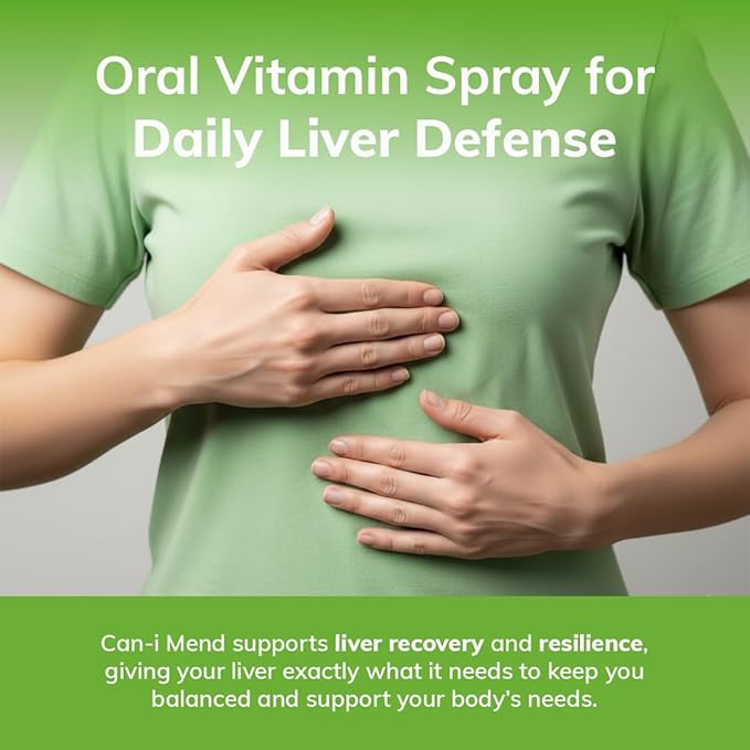Can-i Mend Liver Support Oral Vitamin Spray Supporting The Body’s Natural Cleansing Process Maintain Good Health and Wellness - 6 Pack with 180 Servings