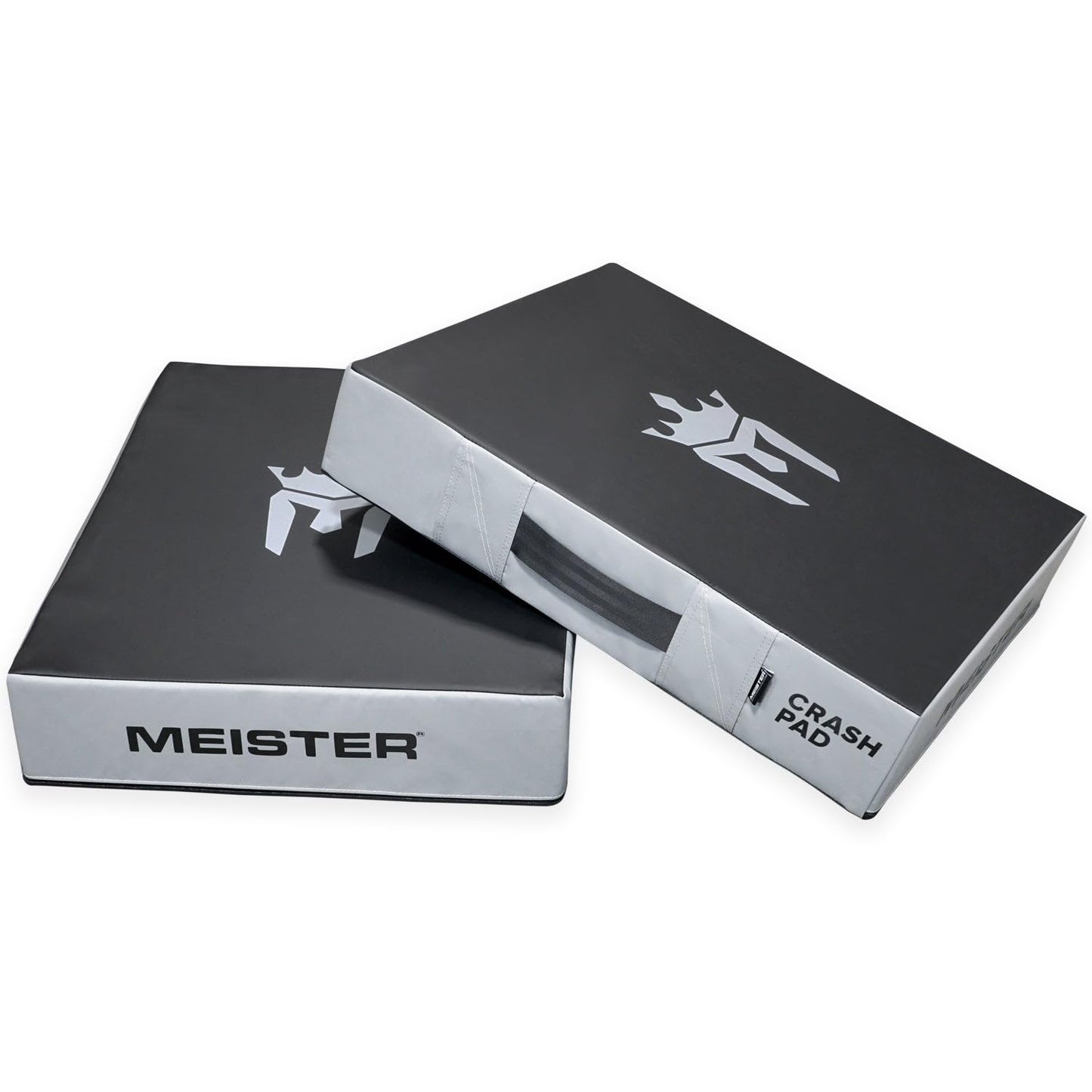 Meister Crash Pad Weight Lifting Drop Pads - Black/Gray (Pair)