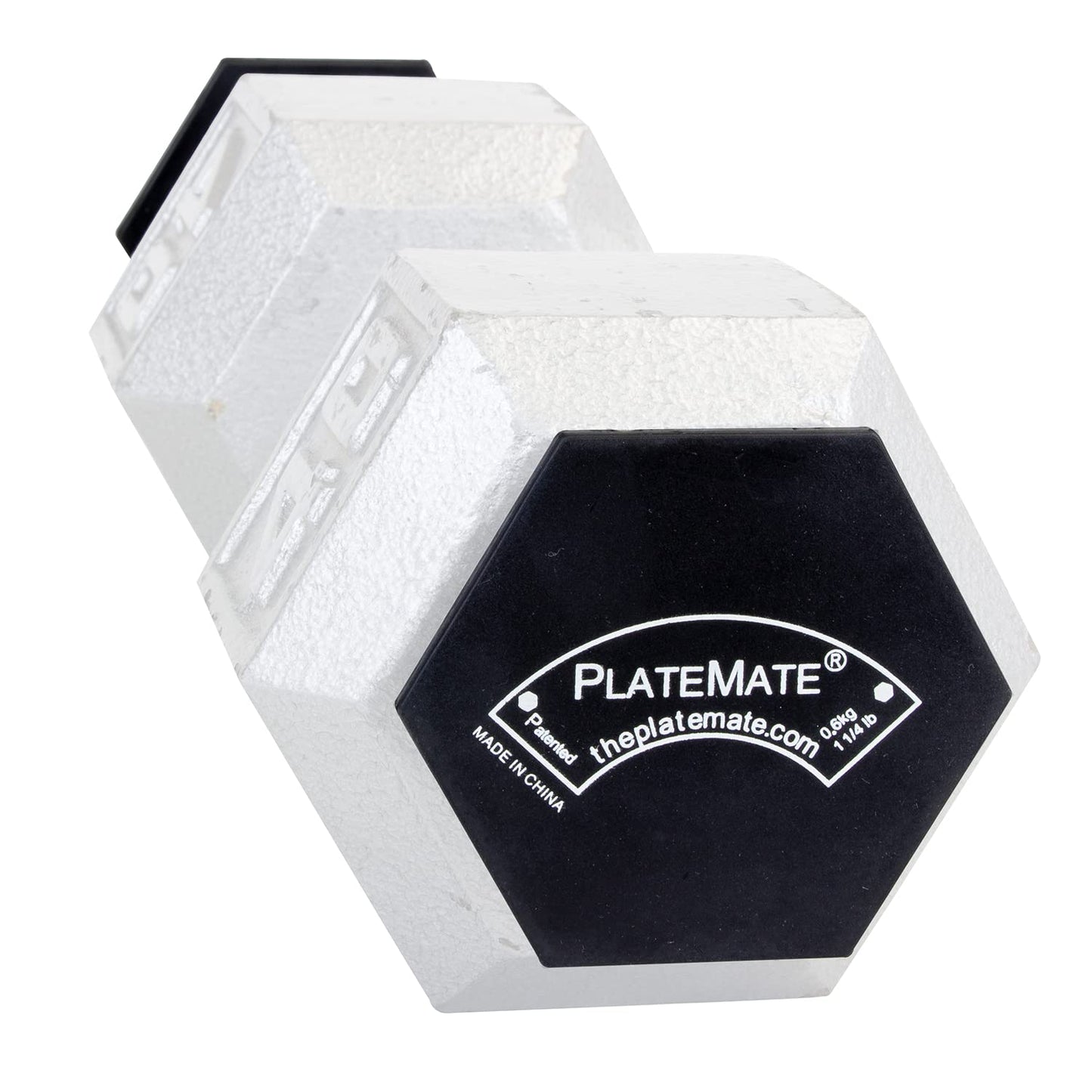 PlateMate Microload Pair 1 1/4 lb. Magnetic Hex Weights (2.5 lb. Set)