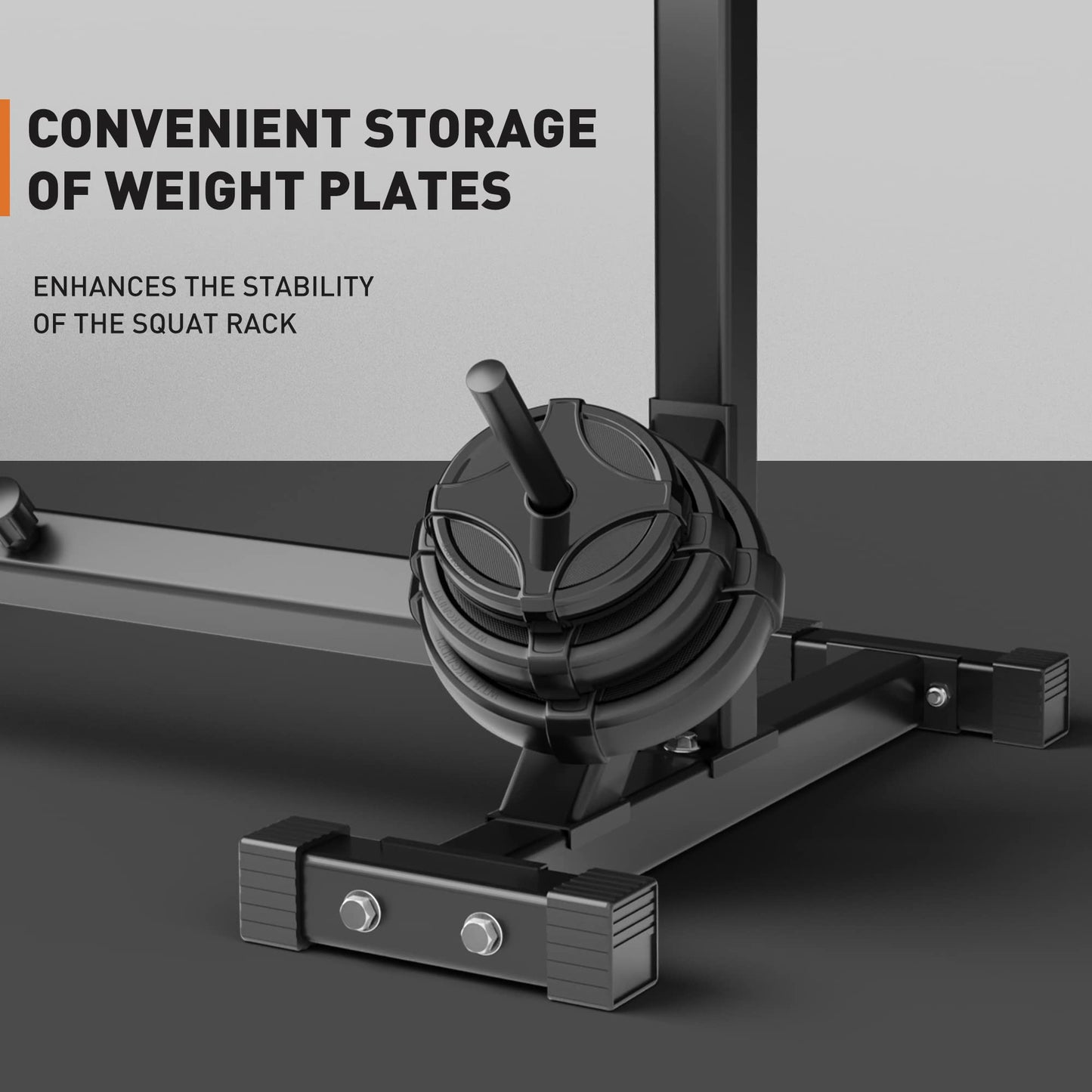 Elevens Squat Rack Stand Adjustable Bench Press Rack Barbell Rack Stand Multi-Function Weight Lifting Rack for Home Gym Strength Training Black 42 inches