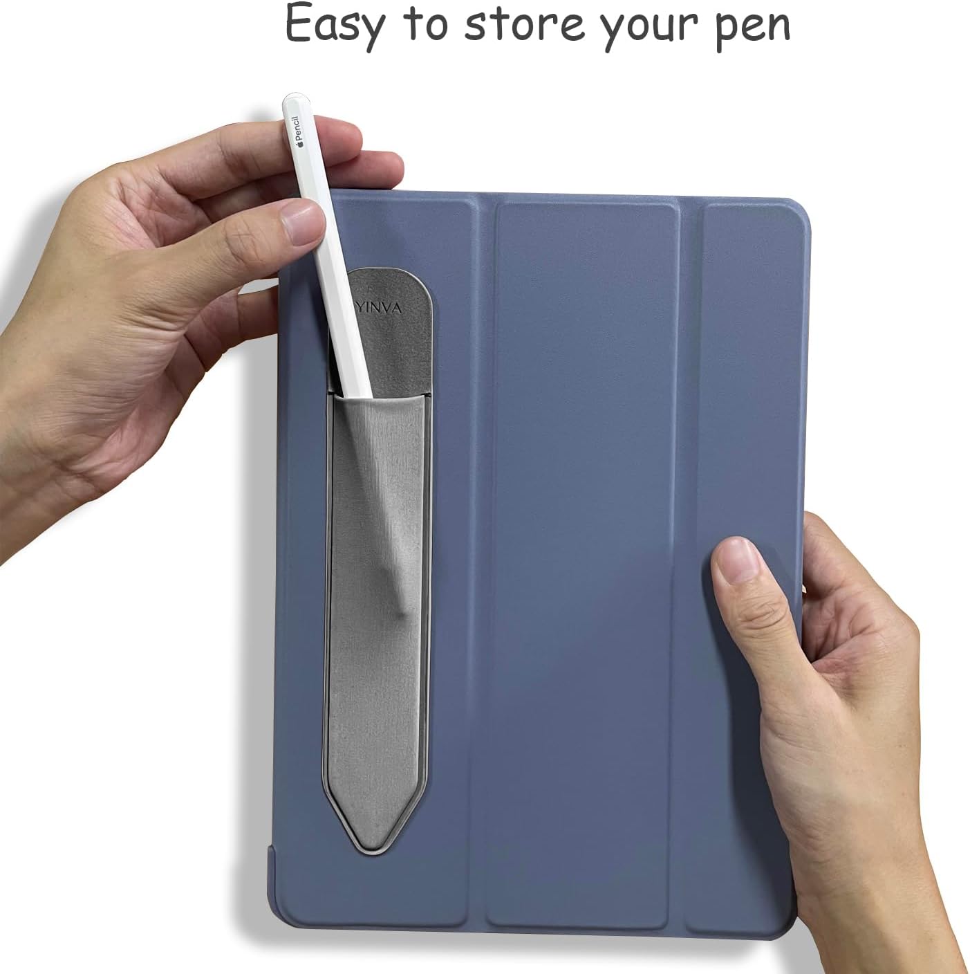YINVA 2nd 2 1 Pencil Case Compatible with Apple Pencil Generation and Gen, Elastic Pencil Pouch Case Accessories Design