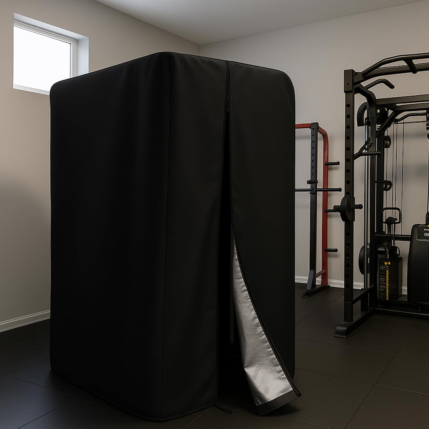 Protective Cover for Home Gym Set, 420D Oxford Gym Rack Cover for Home Exercise Equipment Set, Workout Equipment Protective, UV protection, Waterproof, Dustproof for Indoor or Outdoor