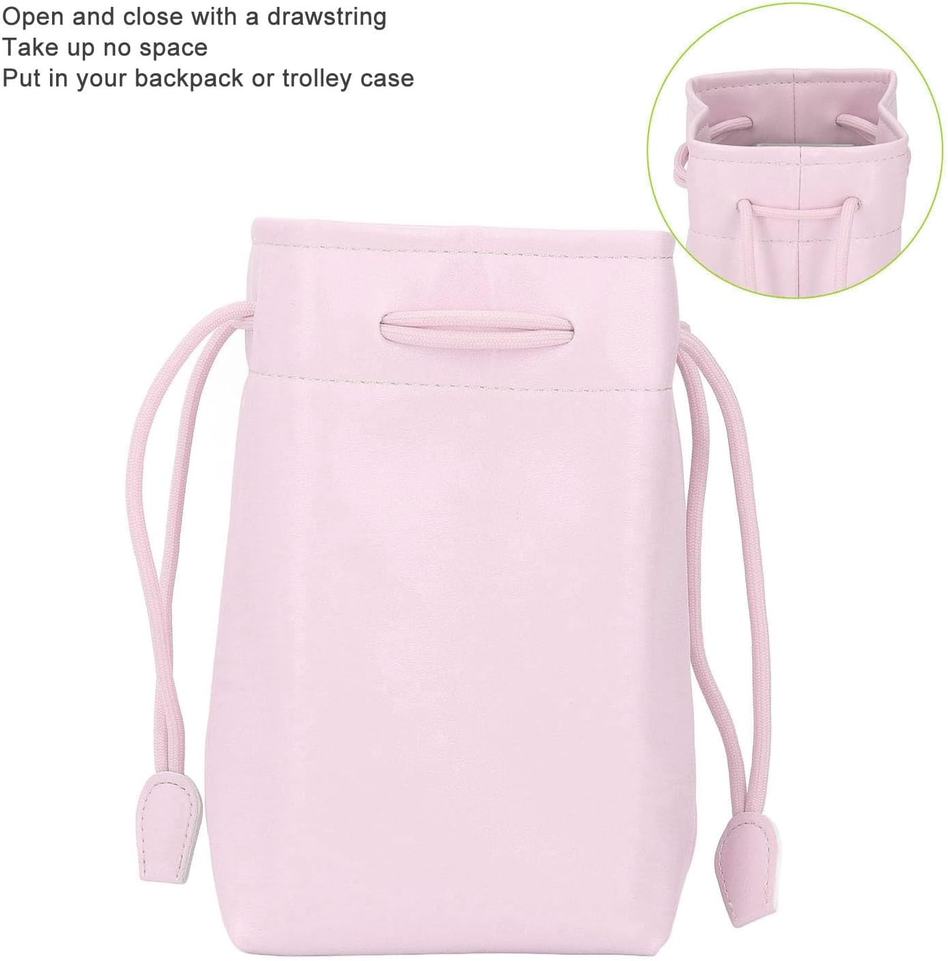 Dpofirs Digital Camera Case, Drawstring Bag, Vintage DSLR Camera Bag, Soft Lens Case Gadget for Traveling, Camera