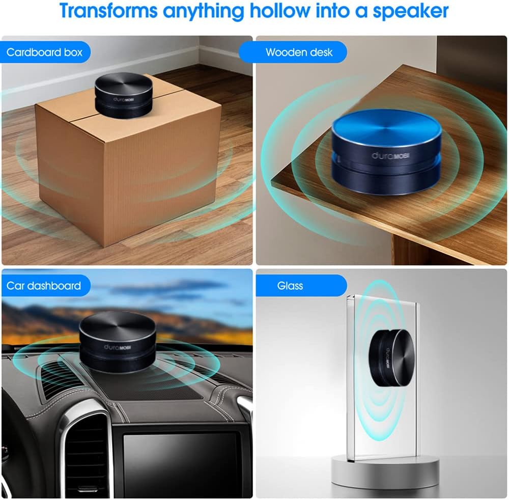 Splenssy Wirelessly BT Mini Speaker Bone Conduction Portable Wireless Speaker Stereo Bass Sound Creative Portable