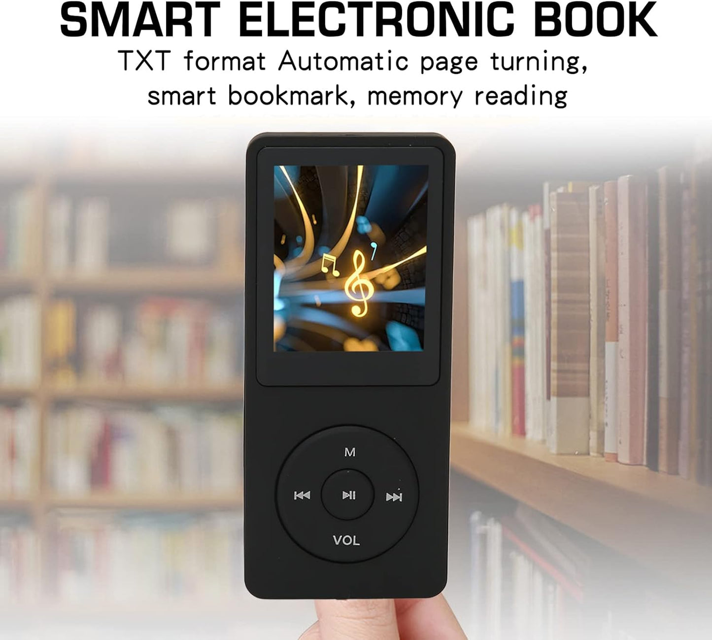 Zopsc MP3 MP4 8GB 64GB 30 Player Memory Expandable, Hours Playback, Lightweight and Portable, Easy to Use, Lossless