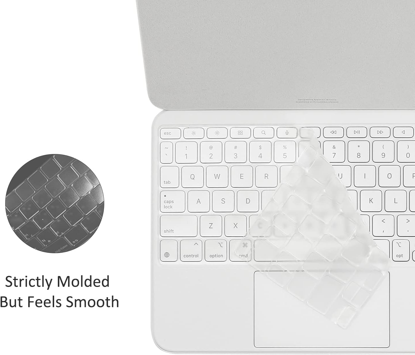 Digi-Tatoo 2026 11 M4/M3 11 M5/M4) A16/iPad 10th [with Function Keys] Keyboard Cover Protector Compatible w/ Magic