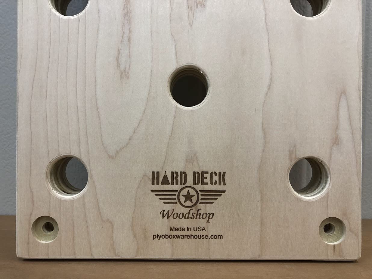 Plyobox Warehouse 12"x24" Climbing Pegboard. New Custom Engraving Options! Climbing peg Board