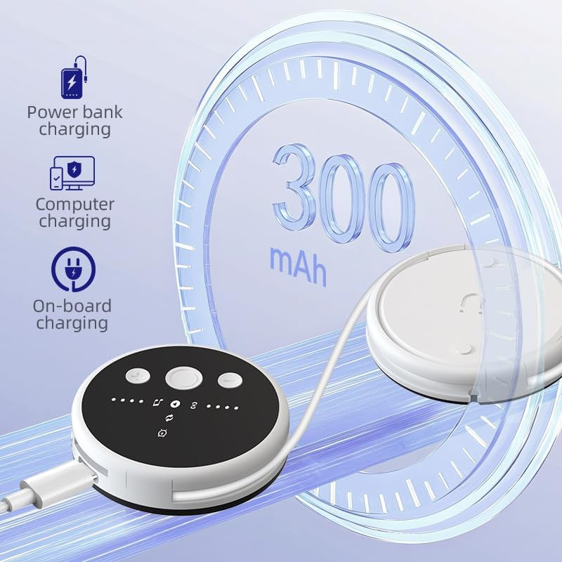 STEHEALTH 35 Bluetooth Speaker, Triple-Foldable Portable Wireless Speaker, Integrated Types of White Noise, Card Slot