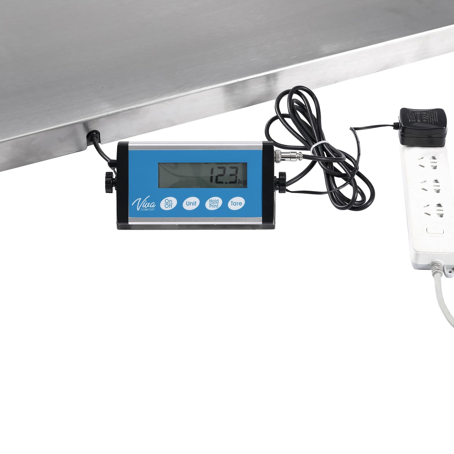 VivaComfort Veterinary and Dog Scale - Large Animal Digital Livestock Scale, 660 lbs Capacity, 44.09L x 20.47W x 1.77H