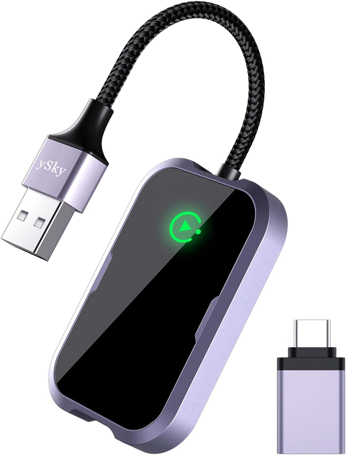 ySky Seamless 2017 10+(Plug Wireless Carplay Adapter, Multi-User Connection for Converts Wired to Wireless carplay