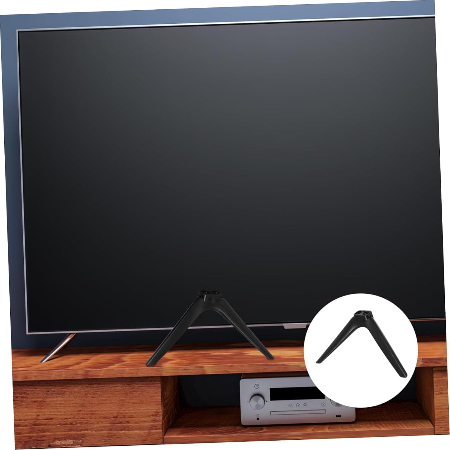 Alipis 1 Set No Drill Television Stand Bracket Sturdy Tabletop Base for Tvs Monitors Projectors Easy Installation