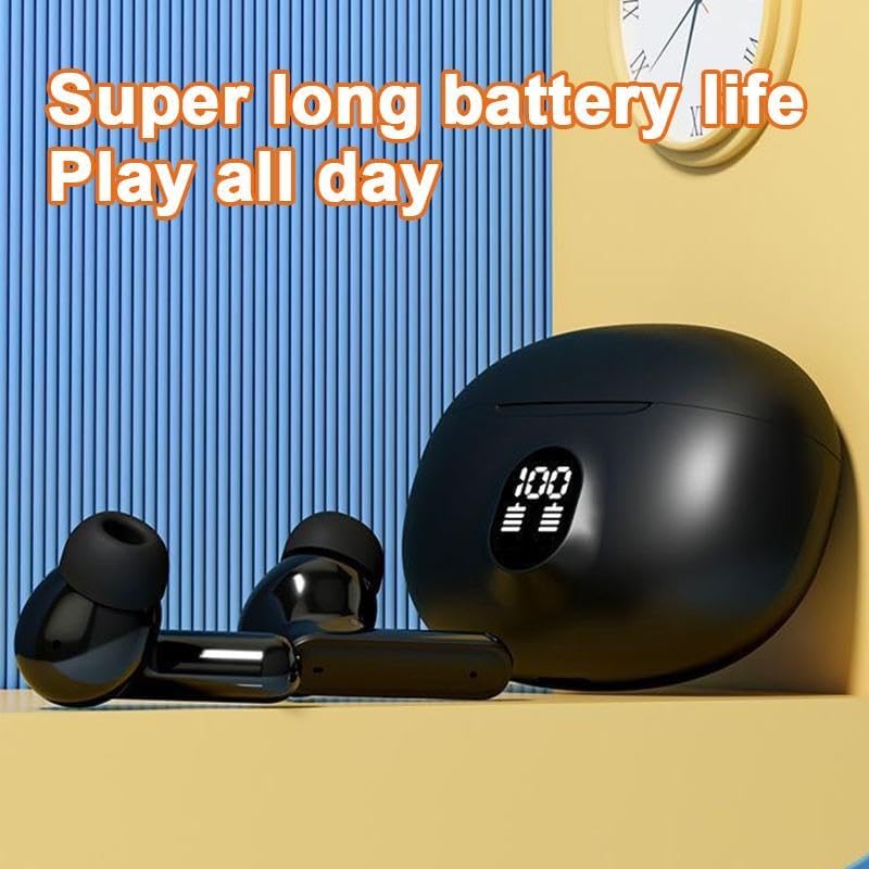 DCBCODGAL 30H IPX7 5.3 Wireless Earbuds, Bluetooth Headphones Playtime Ear Buds with LED Power Display, Waterproof